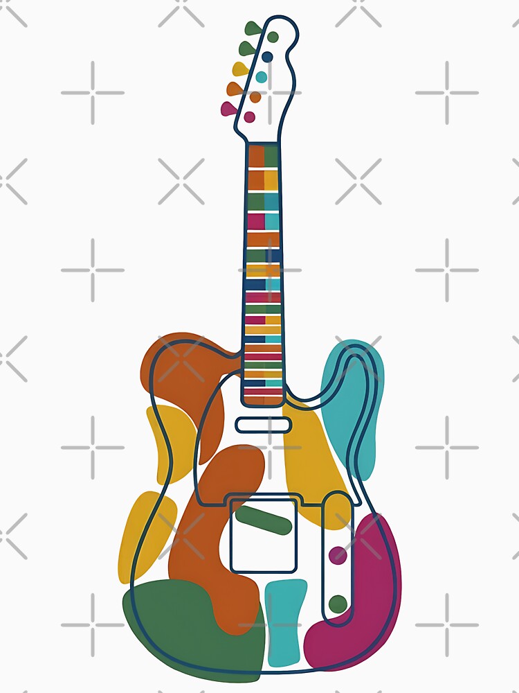 Artistic colorfun Guitar by KoenPod