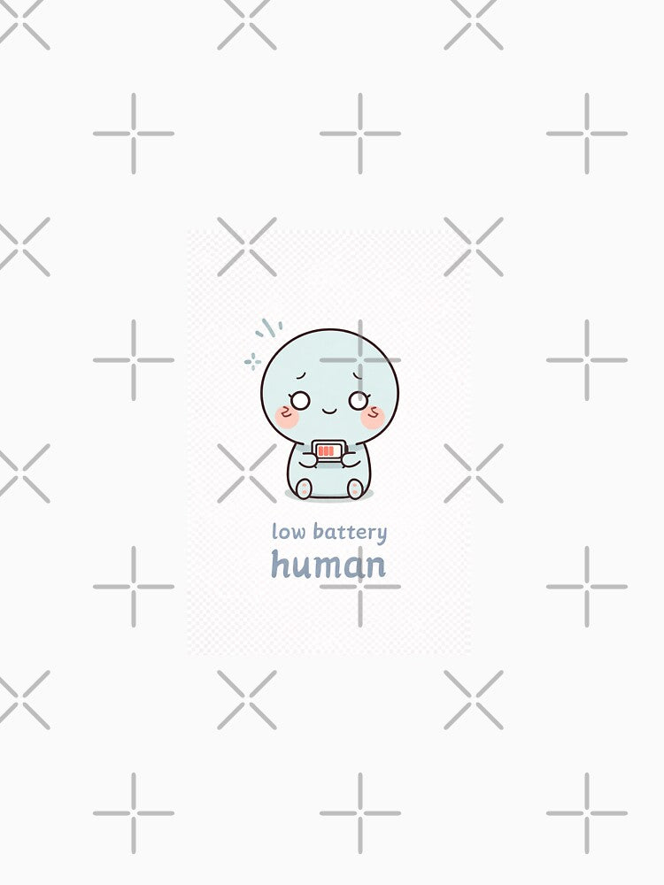 Low battery human by Scroll-Culture