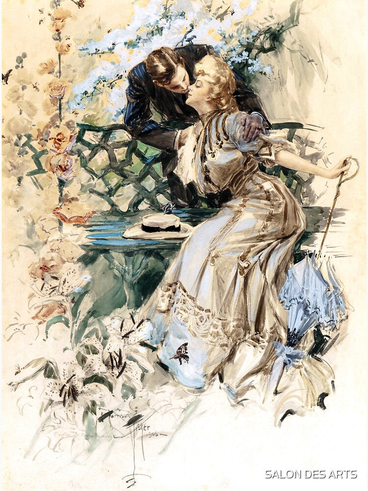 Gathering Honey (1907) - Harrison Fisher by SALON DES ARTS