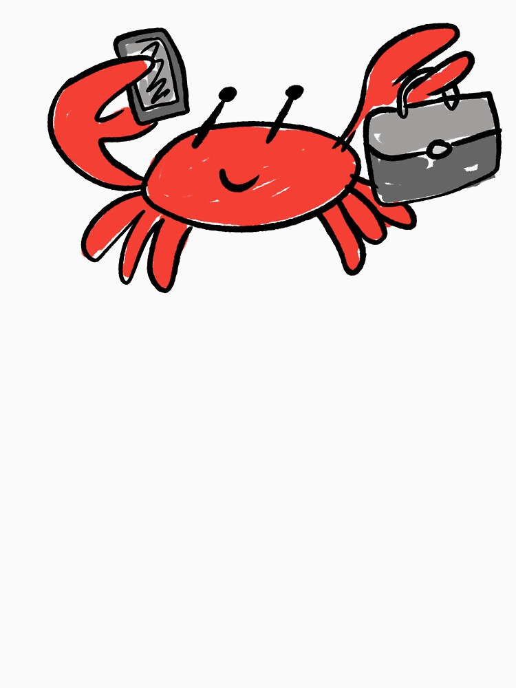 Business Crab by Angela Sandberg