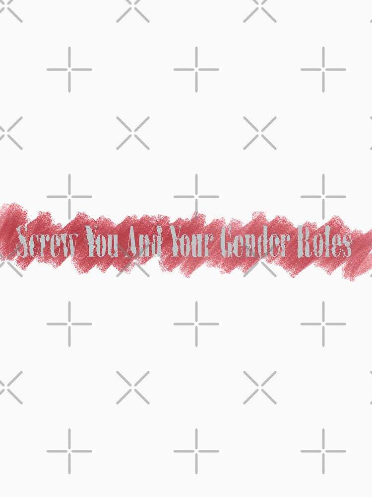 Screw You and Your Gender Roles - Red by froggybangbang