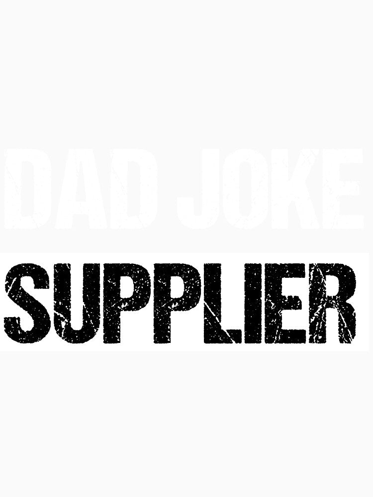 Dad gift Dad Jokes supplier by gameofdesign