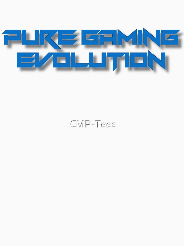 Pure Gaming Evolution Logo Text Style by CMP-Tees