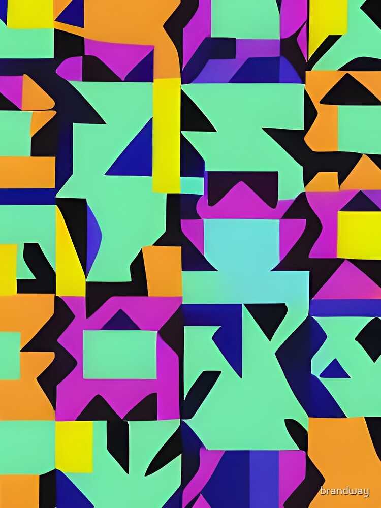 Abstract design patterned art by brandway
