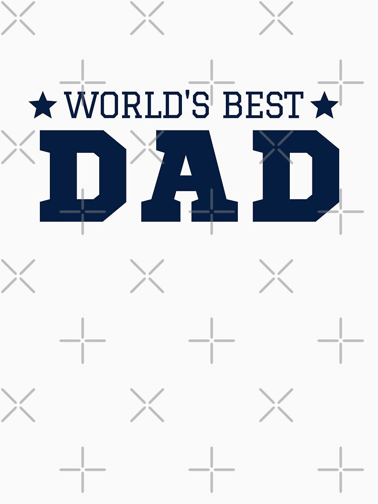 World's Best Dad by Pamahoa Designs