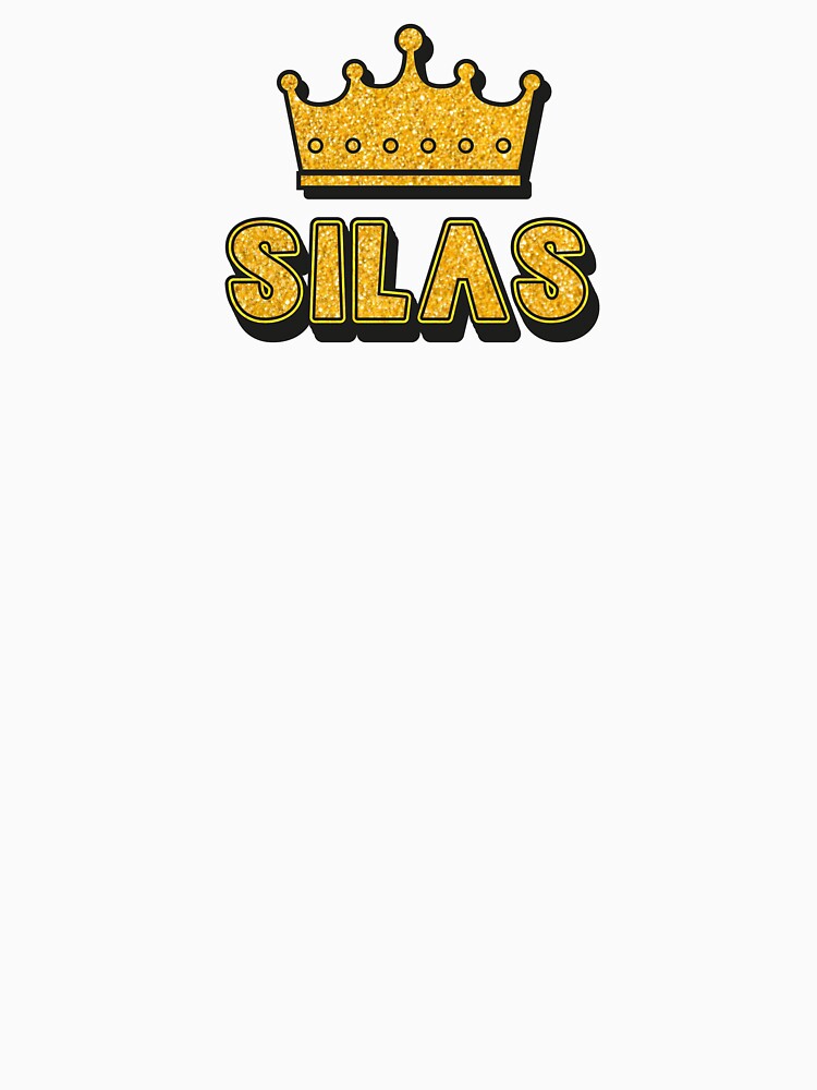 Silas Personalized Name With Crown - Cool & Funny Custom Gift for Men and Boys by Oussinc