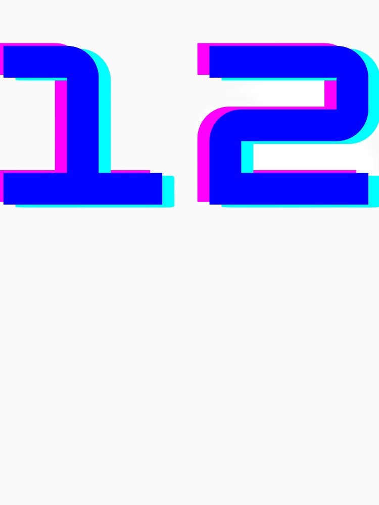Number 12 / number twelve suitable for training by Constructive27