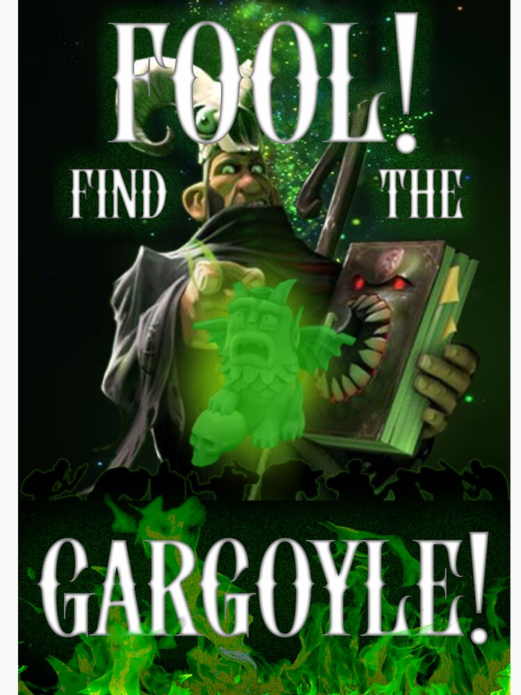 FOOL, FIND THE GARGOYLE! by 11Spark11