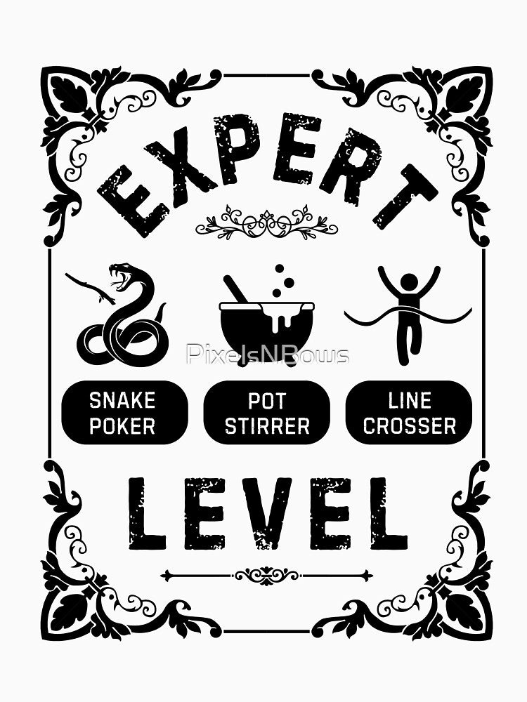 Expert Level Snake Poker, Pot Stirrer, Line Crosser by PixelsNBows