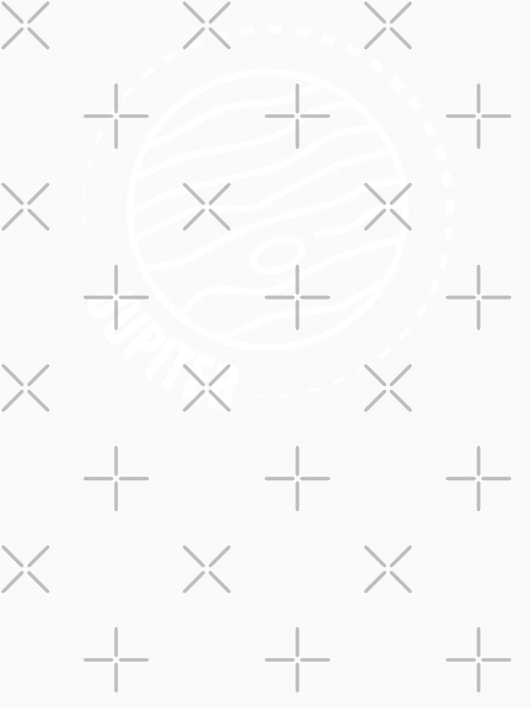 Planet Jupiter (WHITE DESIGN) by EleannaInSpace