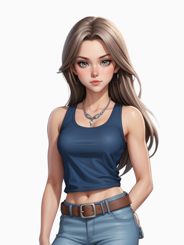 “Stylish Woman in Casual Attire” by ROHIT GUPTA