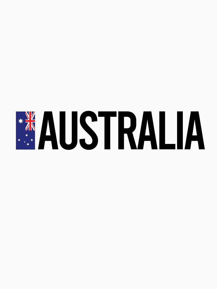Australia Country Flag - Minimal Design collection by randomorder