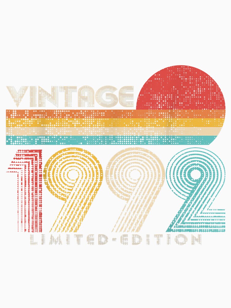 30 Year Old Vintage 1992 Limited Edition 30th Birthday Men by mchargue12