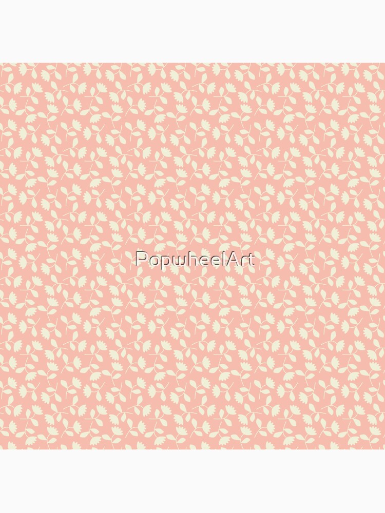 Pink and Cream Blossoms - Calico Flowers by PopwheelArt