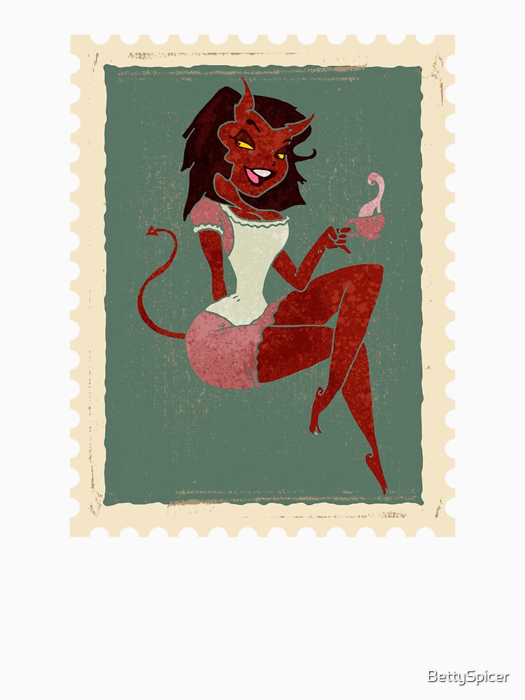 Devil Stamp by BettySpicer