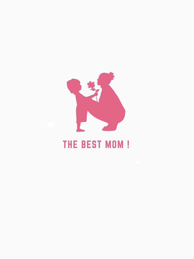 Son Giving Flower to Mom – Mother’s Day Love Gift Design by gluxdesing