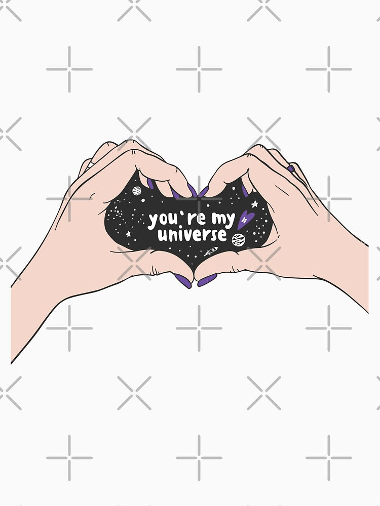 Universe Hands Love by DesignPMG