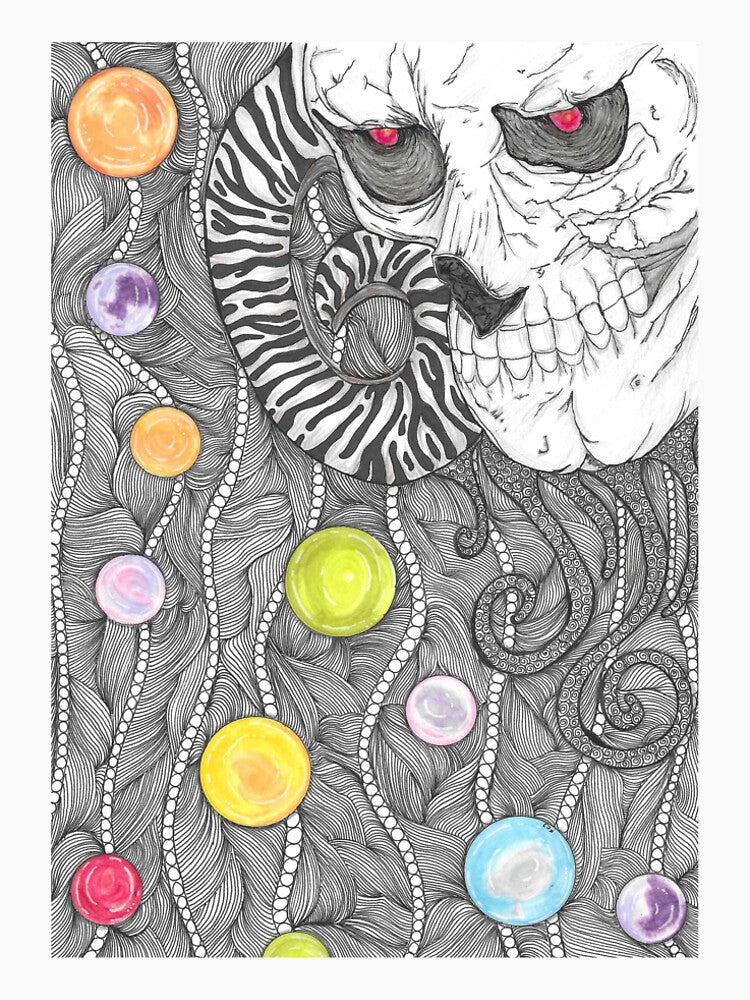 Lumirah Undoing - Original Hand Drawn Artwork by Fay Smith Art