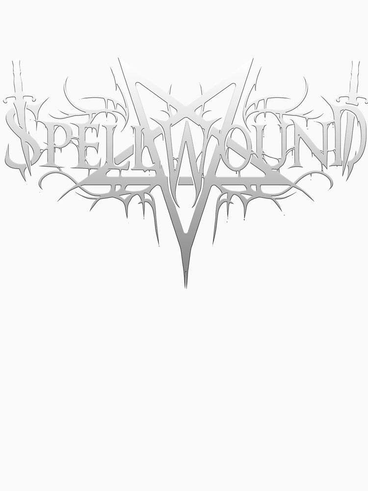 SPELLWOUND Band Logo Design Metallic by SPELLWOUND