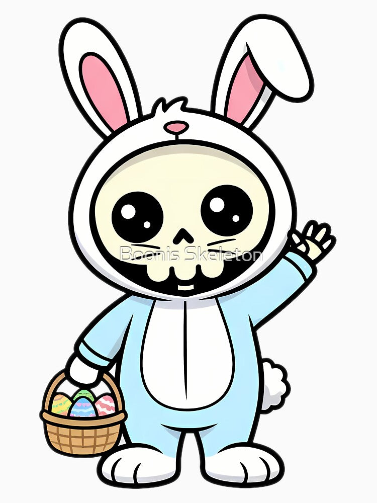 Easter Bunny Boonis Skeleton by Boonis Skeleton