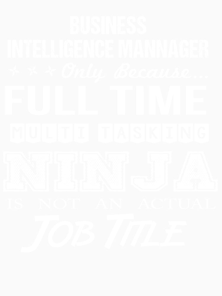 Business Intelligence Mannager by Streanin