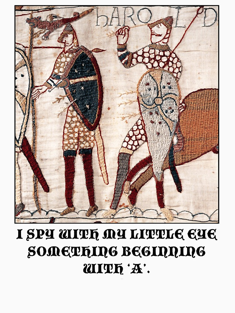 Bayeux Tapestry - I Spy With My Little Eye Something Beginning With by StrayMutzstore