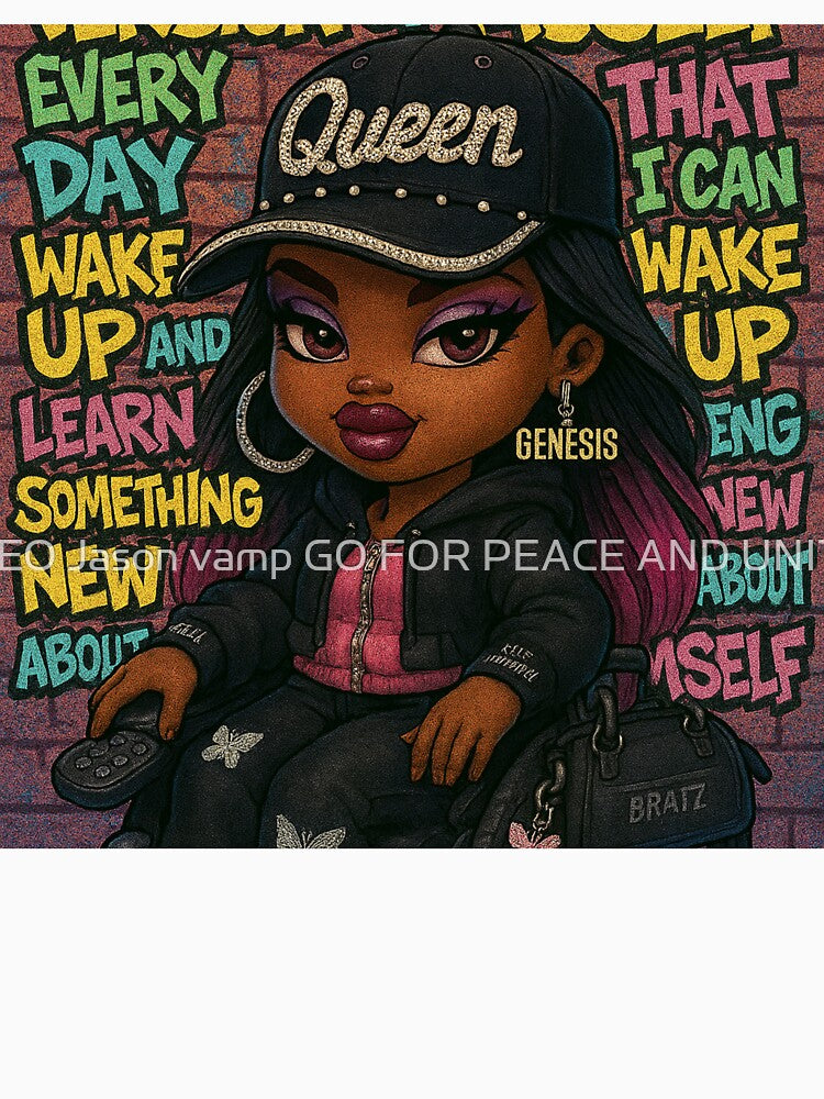 mabel inc bratz doll by NEO Jason vamp GO FOR PEACE AND UNITY