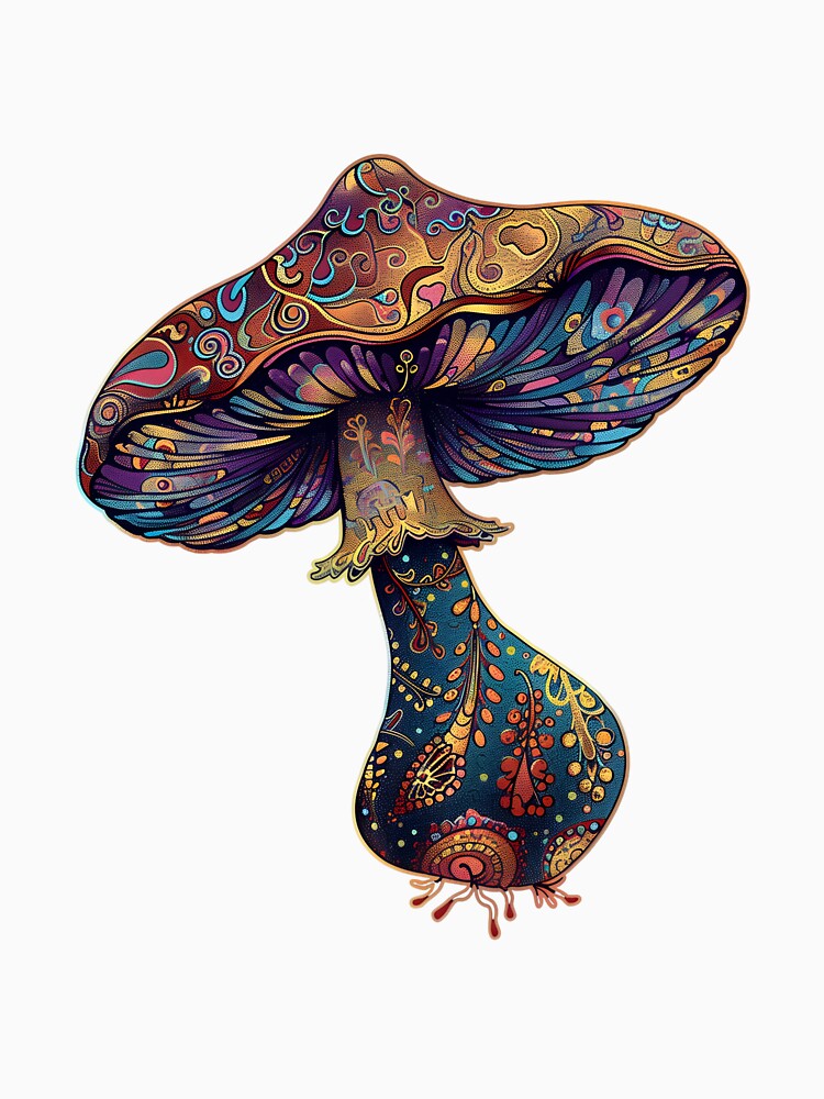 Stylized Magic Mushroom 14 by HarmonyTheKoala