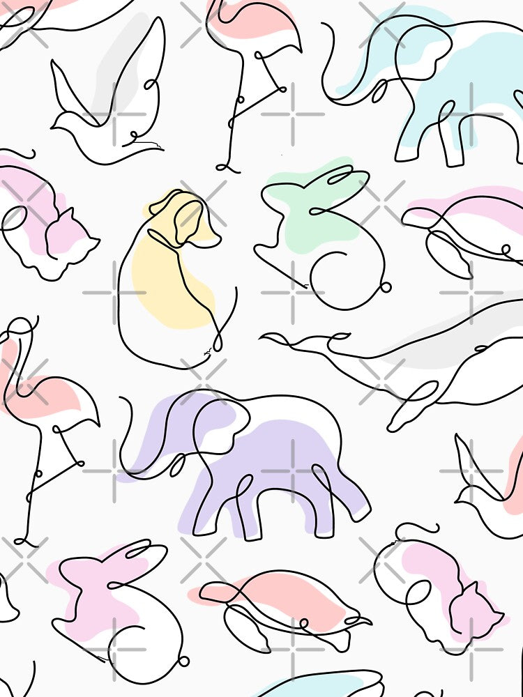 animal body line art by JustBeCoooool
