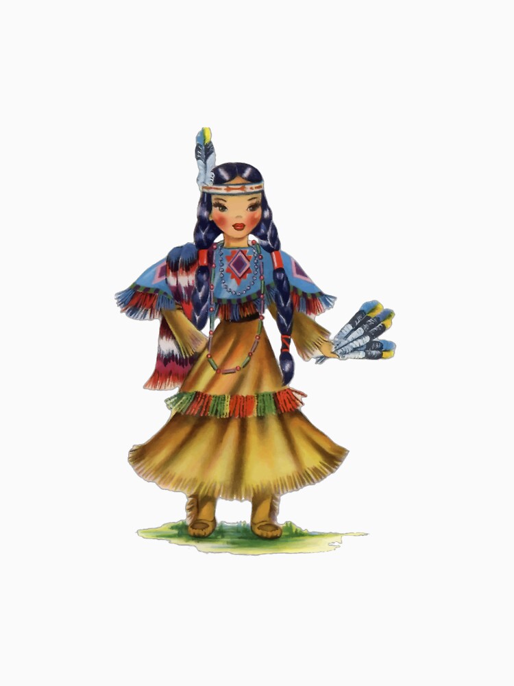 Vintage Native American Doll by greengoodnich