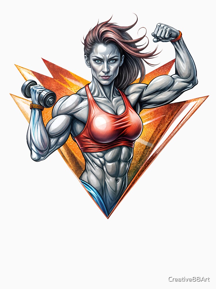 Girl fitness logo,digital design logo by Creative88Art
