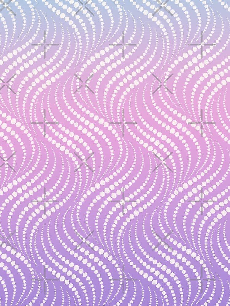 Pastel wavy mermaid gradient by Tanuja  Sharma