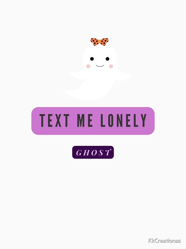 Text me lonely ghost by KkCreationas