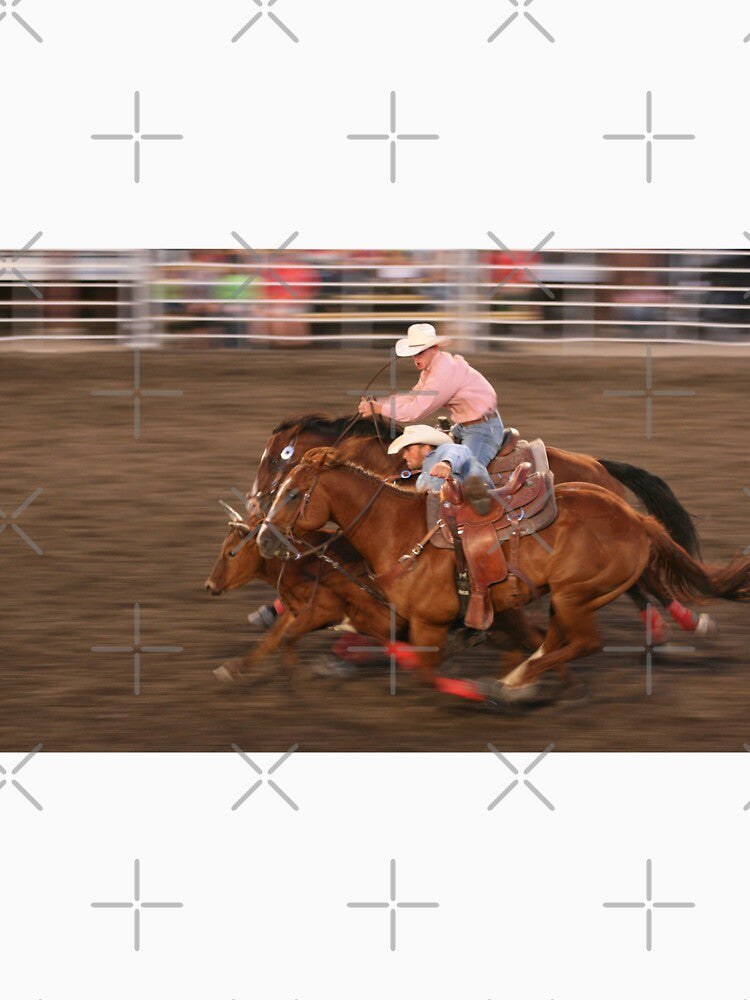 Steer Wrestling Speed Shot by Rodeo-Photos