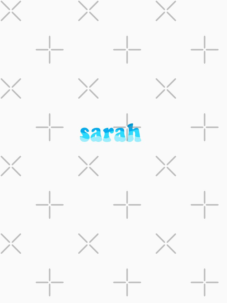 custom name design (sarah) by createdbymia