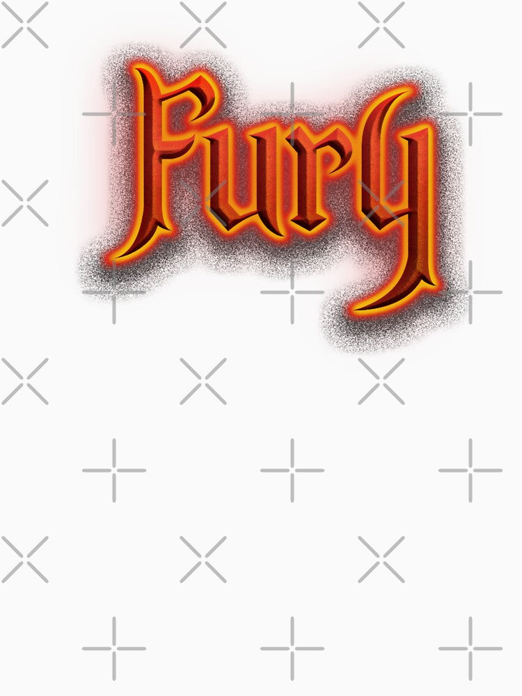 Fury (Fiery Glowing Text) by Swabcraft