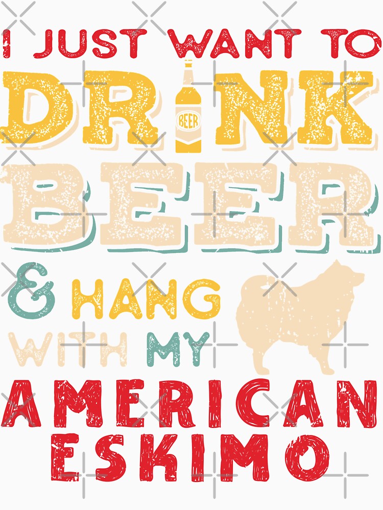 American Eskimo Dog Dad Beer Lover by rafaeltto