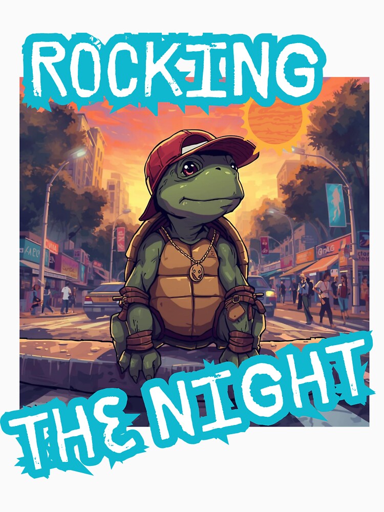 Turtle rocking the night by SweetySugar