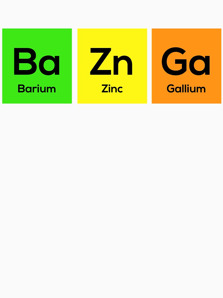 Baznga Chemistry Periodic Table Science by WarmlyGreetings