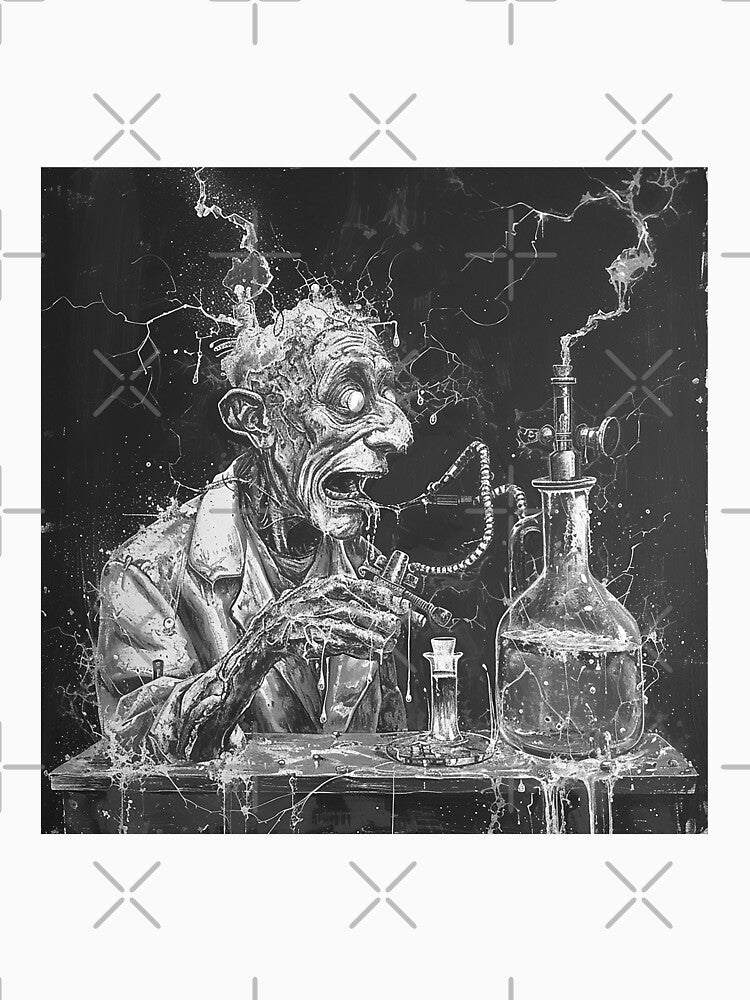 Creepy Mad Scientist Lab Experiment by inkoutninja