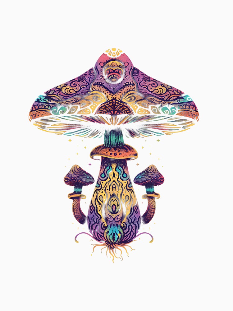 Stylized Magic Mushroom 18 by HarmonyTheKoala