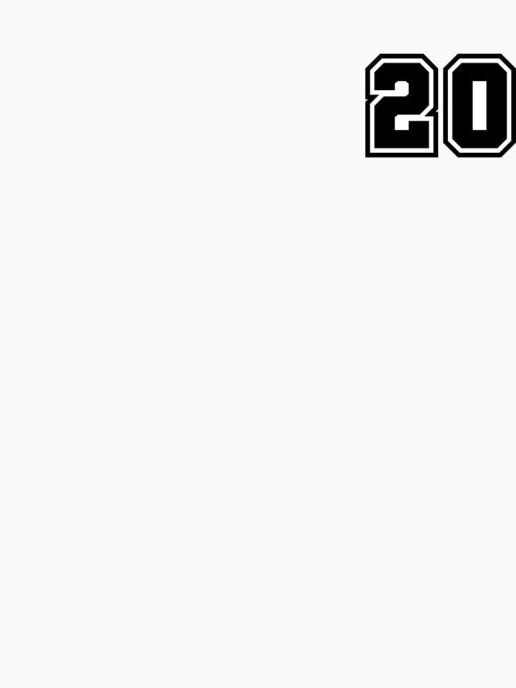 Number 20 - Minimalist Digit by stickerorange
