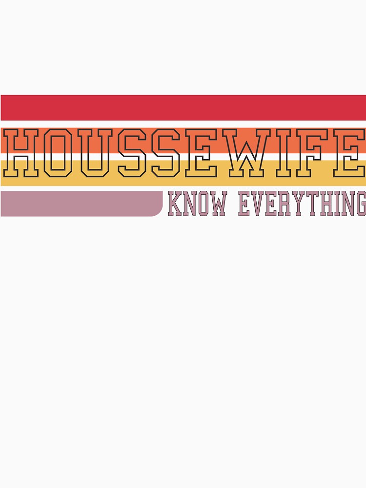 housewife know everything by kotsdesign