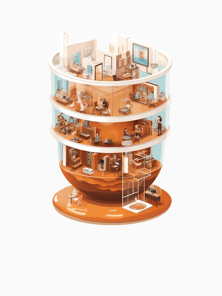 Office universe in a coffee cup by Sunnysideth