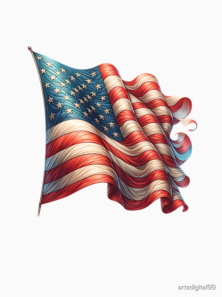 USA Flag Graphic – American Pride Design by artedigital99