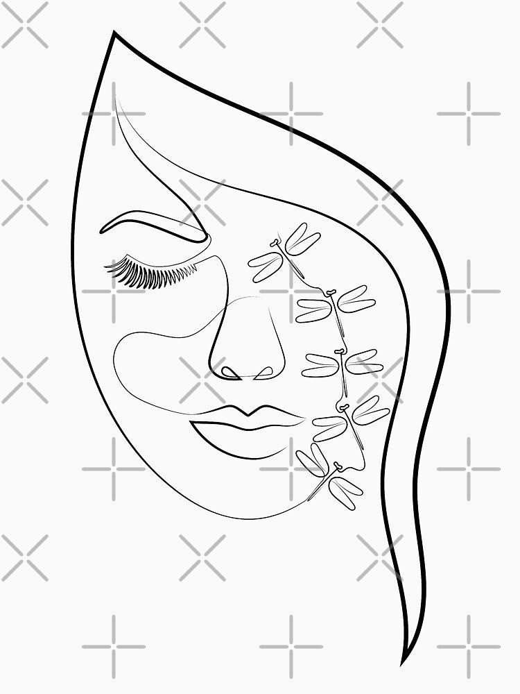 Charm and Allure | One Line Artist | Minimal Art | One Line Art | Minimalist by One-Line-Artist