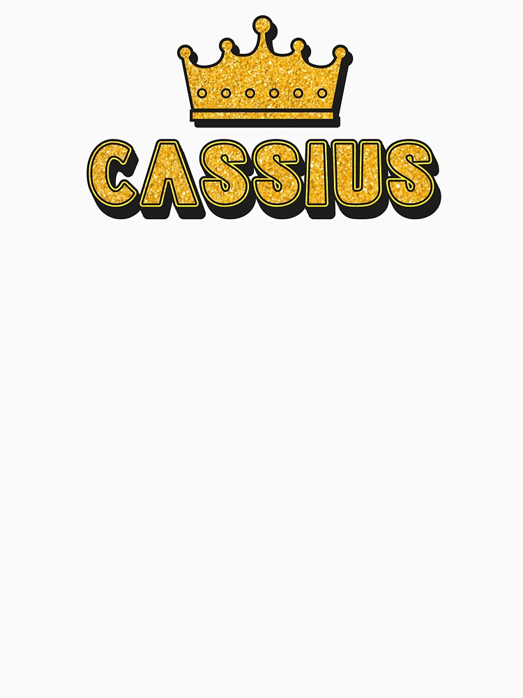 Cassius Personalized Name With Crown - Cool & Funny Custom Gift for Men and Boys by Oussinc