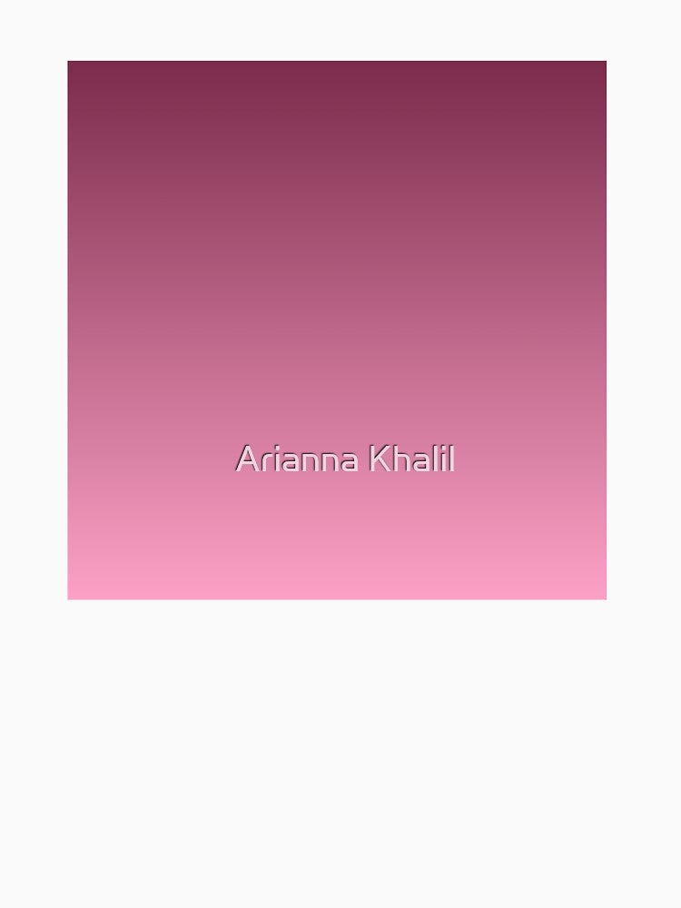 Dusty Rose Ombre Gradient by Arianna Khalil