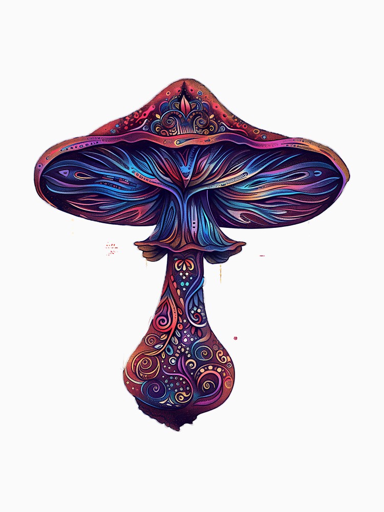 Stylized Magic Mushroom 12 by HarmonyTheKoala