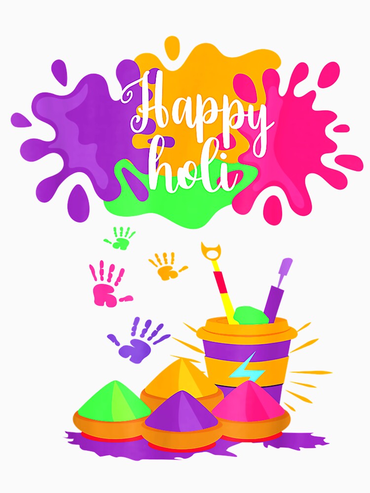 Happy Holi Festival Outfit For Women Kids Men Family by fakioenmi